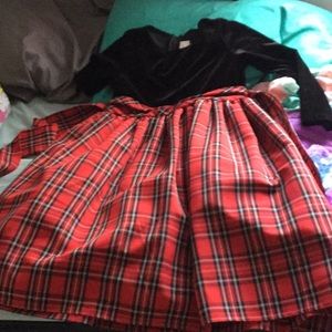 Cute black and red dress